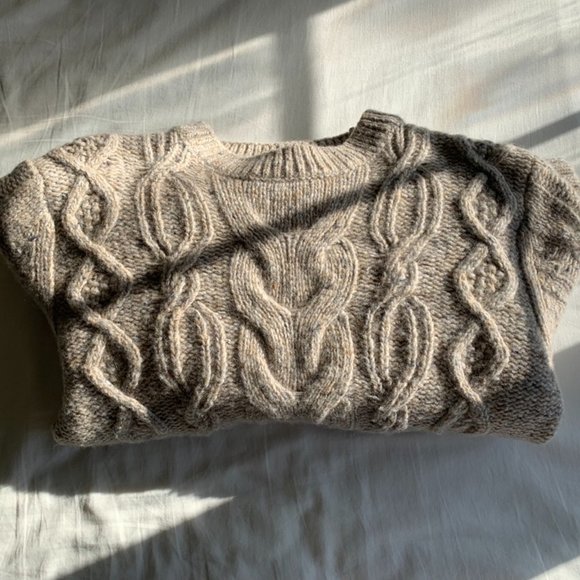 H&M Cable-knit Wool-blend sweater - Picture 4 of 11